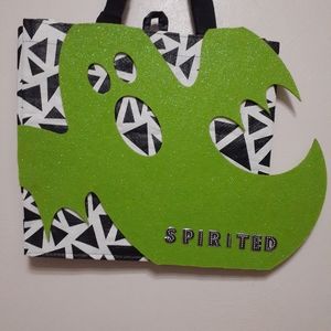 Spirited 3D Reusable Tote Bag /OOAK/ Water Resistant/ 15.5x11.5 inch